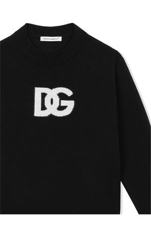 Black wool jumper DOLCE E GABBANA KIDS | L4KWD4JBVW5S9000